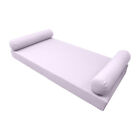 |SLIPCOVER ONLY|S5 Daybed Mattress Bolster Pillow Cover Knife Edge Queen AD107