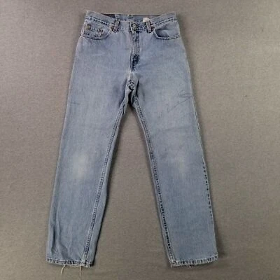 VINTAGE Levi's Size 8 Guy's Fit USA MADE Jeans Women's Boyfriend Retro 90s Stone - Image 1 of 4