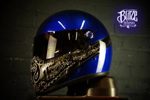 Casco Bandana personalizzato aerografato/dipinto design stile Bandit Simpson - Foto 1 di 2