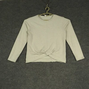 Old Navy Sweatshirt Girls 2XL XXL White Long Sleeve Round Neck Pullover - Picture 1 of 9