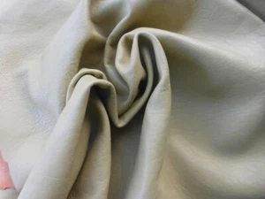 calfskin leather Large hide Beige thick soft grainy textured smooth finish - Picture 1 of 6