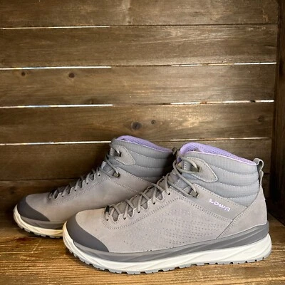 Nuevas Botas de Senderismo Impermeables de Cuero Gris Medio Lowa Malta GTX para Mujer Zapatos Talla 7 Foto 1 de 4