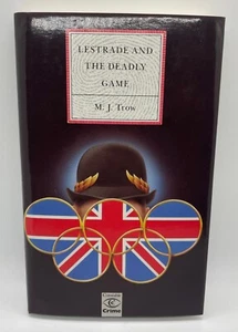 Lestrade and the Deadly Game SIGNED M.J. Trow 1990 Sherlock Holmes' Inspector - Imagen 1 de 5