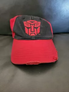 Vintage 2007 Transformers Optimus Prime Hasbro Hat Cap Adjustable - Picture 1 of 4