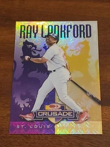 1997 Donruss Crusade Purple Ray Lankford 94/100 Cardinals RARE!! - Picture 1 of 7