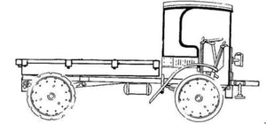 Camión de reparto ligero HO/HOn3 WISEMAN MODEL SERVICES OT5116 AUTOCAR - Imagen 1 de 1
