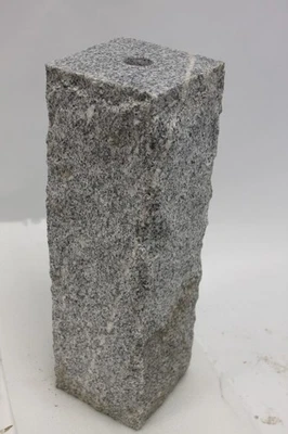 Granitsäule mit besonderer Steinmaserung 50cm Quellstein Wasser Springbrunnen 3 - Bild 1 von 4