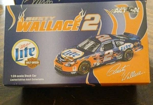 Rusty Wallace #2 Miller Lite Harley Davidson 2002 Taurus 1:24 - Picture 1 of 4
