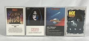 ACE FREHLEY KISS Cassette Tape Lot x4 Frehley's Comet Trouble Solo Destroyer - Picture 1 of 12