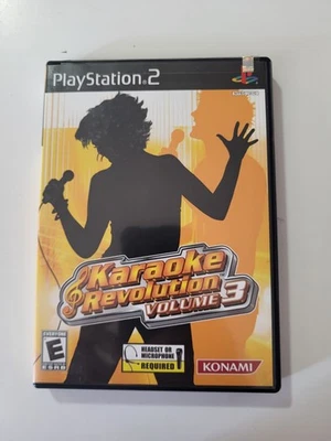 Karaoke Revolution Volume 3 For PlayStation 2 (PS2) Complete  With Manual - Image 1 of 4