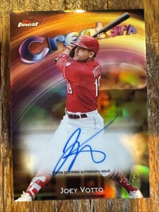 2025 Topps Finest Joey Votto Gold Refractor Creators Auto /50 Reds - Picture 1 of 2