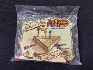 New In Sealed Bag Cracker Barrel Old Fashion Peg Game - Picture 1 of 5
