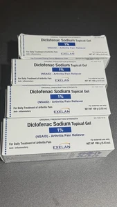 4 Gel tópico genérico diclofenaco sódico analgésico para la artritis Exp 2027/2028 - Imagen 1 de 3