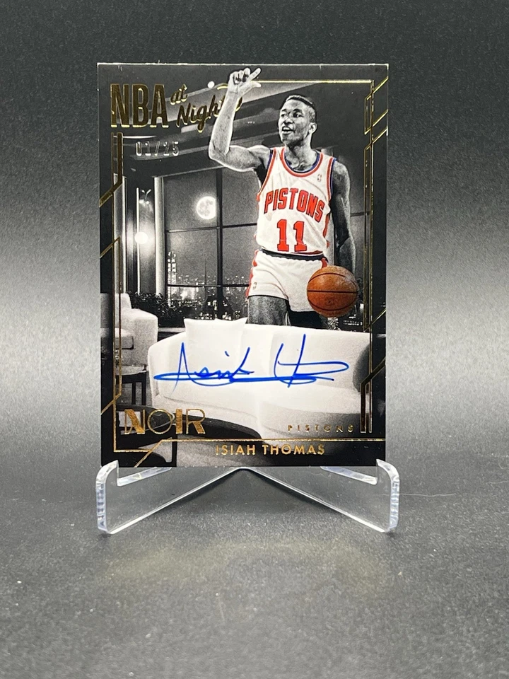 Autógrafo nocturno Panini Noir Isaiah Thomas NBA 2024/25 Foto 1 de 2