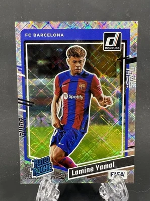 2023 DONRUSS FIFA LAMINE YAMAL RATED ROOKIE DIAMOND #177! BARCELONA. PLS READ!! - Image 1 of 4