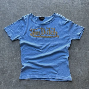 Vintage VON DUTCH Baby Blue Y2K Women’s Muscle Tee T-Shirt Size XL - Bild 1 von 7