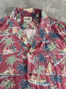 Reyn Spooner Herren Rot 2XL XXL 100% Modern Vintage Rayon Hemd Hawaii Aloha - Bild 1 von 12