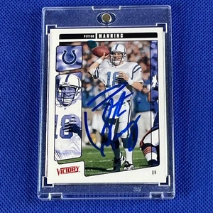 Peyton Manning Autographed UpperDeck Trading Card Signed COA Hologram Colts - Picture 1 of 9