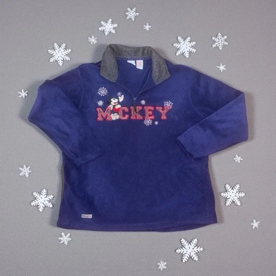 Jersey polar vintage años 90 Disney Mickey Mouse. Talla grande Foto 1 de 3