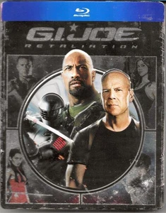 Blu-ray/DVD STEELBOOK: G.I. Joe: Retaliation (w Embrossed Front, 2013) New - Picture 1 of 1