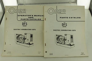 Vintage ONAN DFS Series Generator GenSet Operators Manual & Parts Catalog - Picture 1 of 1