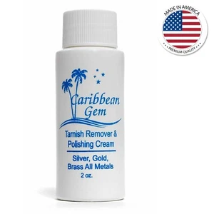 Caribbean Gem Jewelry Tarnish Remover 2 Oz Highest Quality For All Jewelry Types - Picture 1 of 8