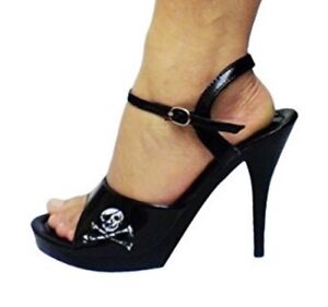 New Sexy Pirate Shoes Plats Costume Accessory Womens Small 5-6