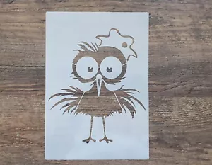 Plantilla pájaro frigor divertido cómic ST-1010727 pájaro tatuaje de pared pintura - Imagen 1 de 5