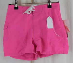 Kanu Surf Girls' Sassy UPF 50 Quick Dry Beach Coverup Boardshort Pink Size 7 - Picture 1 of 3