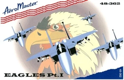 AEROMASTER 48-362 - EAGLES Pt. I - 1/48 DECALS - Immagine 1 di 4