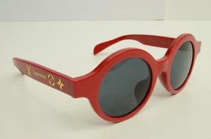 Authentic Louis Vuitton Red Supreme Sunglasses Z0989E 9F2 LV 46 21 145 Monogram - Picture 1 of 14