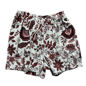 Joie Leinenmischung Blumenmuster lässig Strand Bohemian Quaste Krawatte Shorts Größe 4 - Bild 1 von 4