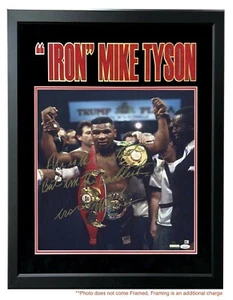 Mike Tyson signiert gerahmt 16x20 Foto beschriftet "Ali Greatest" #D/10 JSA COA - Bild 1 von 5