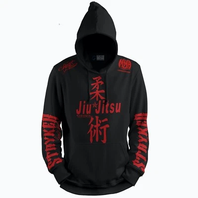 Stryker Jiu Jitsu MMA ufc fighting Adult Pullover Hooded Hoodie Sweatshirt New - Image 1 of 4