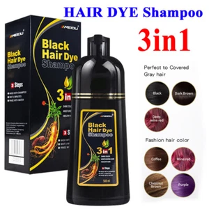 3 In 1 Hair Dye Shampoo, Sofortige Haarfarbe Färbeshampoo,  Hair Dye Shampoo - Bild 1 von 16