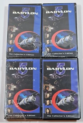 Babylon 5 - 4 VHS Tapes - 8 Episodes - Most Sealed - Sci-Fi TV - Image 1 of 4