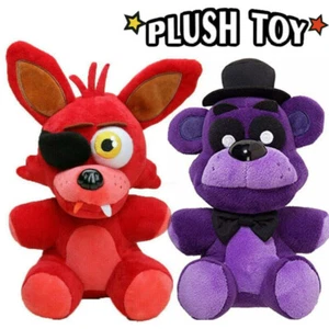2pc 7" FNAF Plush Five Nights at Freddy's Sanshee Red Foxy+Bear Plüschpuppen Toy - Bild 1 von 9