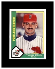 1990 CMC Portland Beavers Francisco Oliveras #8