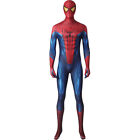 The Amazing Spider-Man Peter Parker Cosplay Costume Deluxe Spiderman Jumpsuit