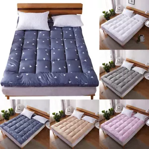 Mattress Pad Cover Bed Topper Protector Pillow Top Quilted King Queen Full Size - Picture 1 of 40