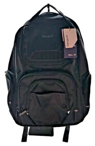 NWT Targus Legend IQ Tech Backpack Bookbag Laptop Case Black 16" TSB705US-70 - Picture 1 of 6