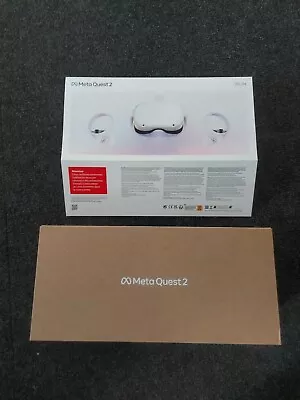 Meta Quest 2 128gb Vr Headset Empty Box With Outer Sleeve • 15£