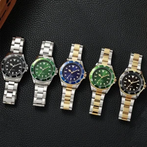 Luxury Mens Gold Tone Stainless Steel Band Analog Quartz Wrist Watch Gift Lot - Picture 1 of 18