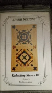 "Kaleniding Starrs" Wall Quilt Pattern by Starr Designs Size 18" x 33" - Imagen 1 de 2