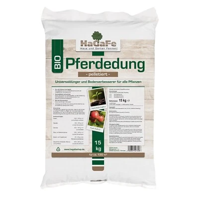 HaGaFe Bio Pferdedung, Pferdemist, Dung, Universaldünger, Dünger, Gartendünger - Bild 1 von 4