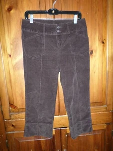 Bellissima donna taglia 4 ANA A New Approach marrone velluto a coste Capris ottime condizioni - Foto 1 di 3