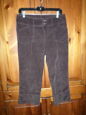 Очень хороший женский размер 4 ANA A новый подход коричневый вельветовый капри отличное состояние товара - Изображение 1 из 3