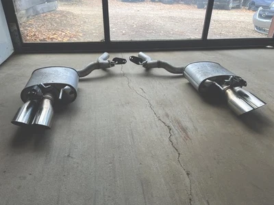 FORD MUSTANG GT 2024-2026 OEM REAR LEFT & RIGHT EXHAUST MUFFLER WITH ACTUATORS - Image 1 of 4