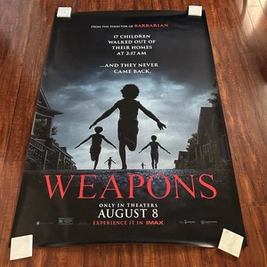 WEAPONS 2025 Horror/Mystery Warner Bros poster originale BUS STOP FILM 48X70i - Foto 1 di 8