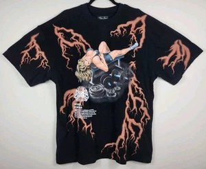 Darc Sport Wolves Club Bury Me in Darc Woman Weights Lightening Tee Mens Size L - Picture 1 of 19